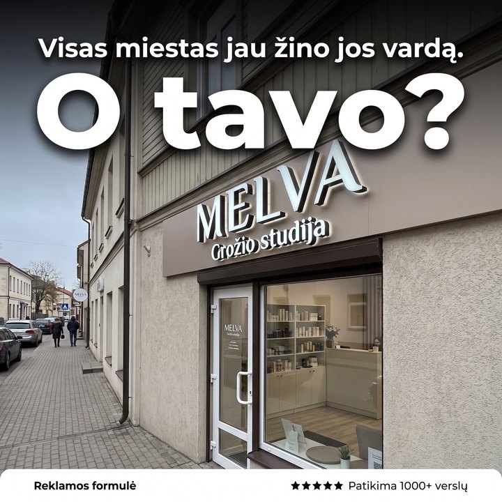Iškabų reklama, pavyzdys 3