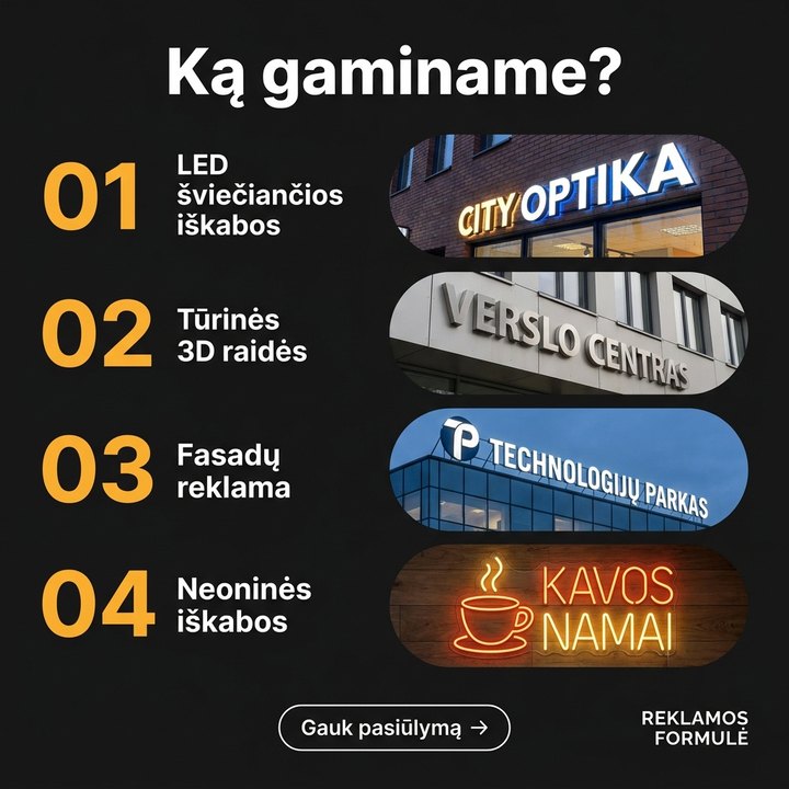 Iškabų reklama, pavyzdys 5